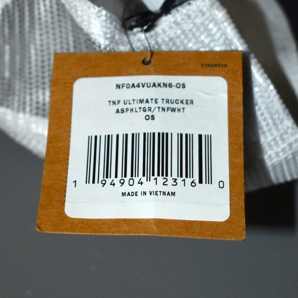 The North Face Panasonic Trucker Hat Mens Black New Mesh Snapback NF0A4VUAKN6-OS